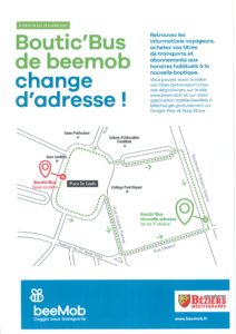 Lire la suite à propos de l’article La Boutik’bus de Beemob change d’adresse au 29 mars 2021