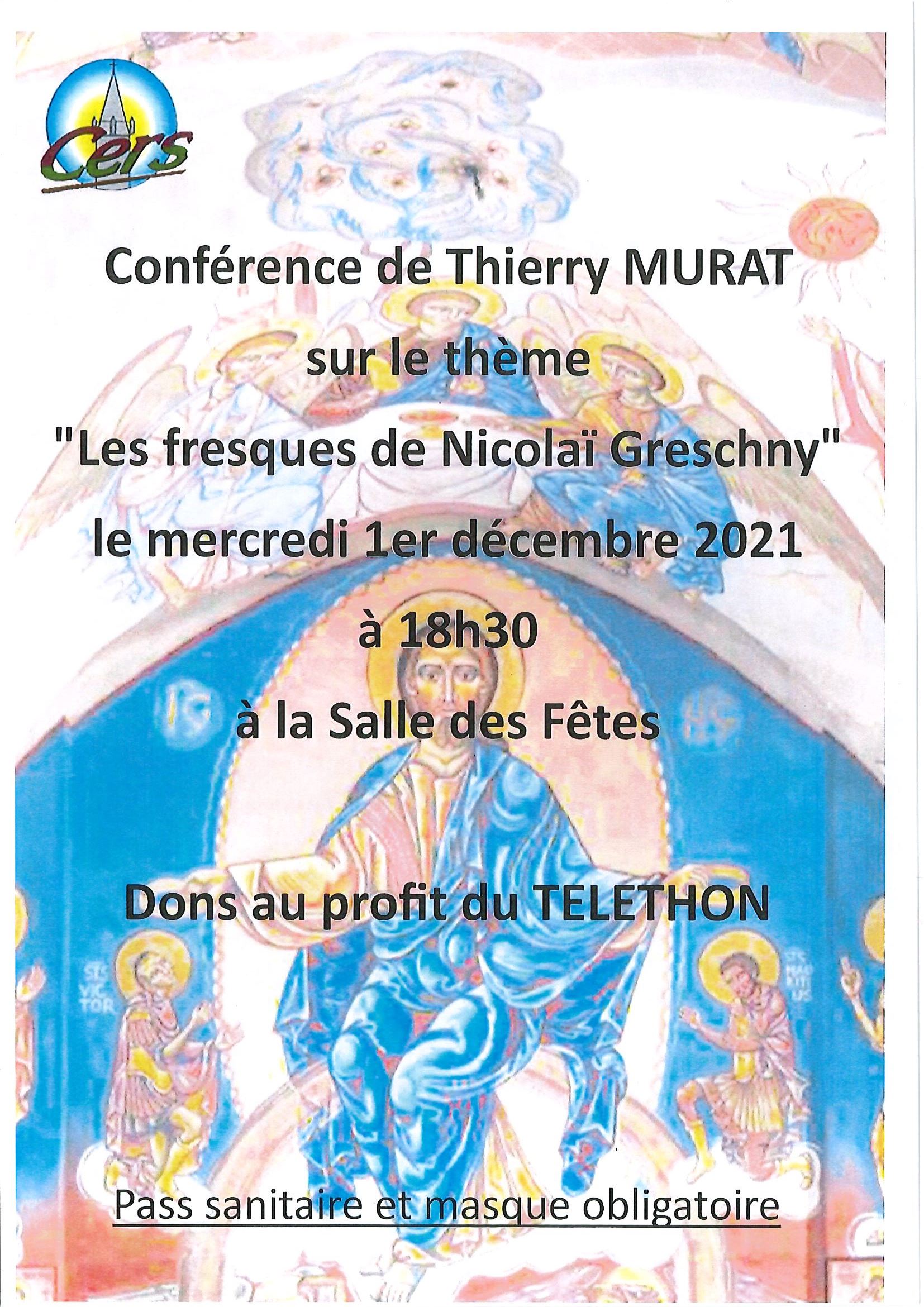Lire la suite à propos de l’article Conférence Thierry Murat : 1er décembre à 18h30