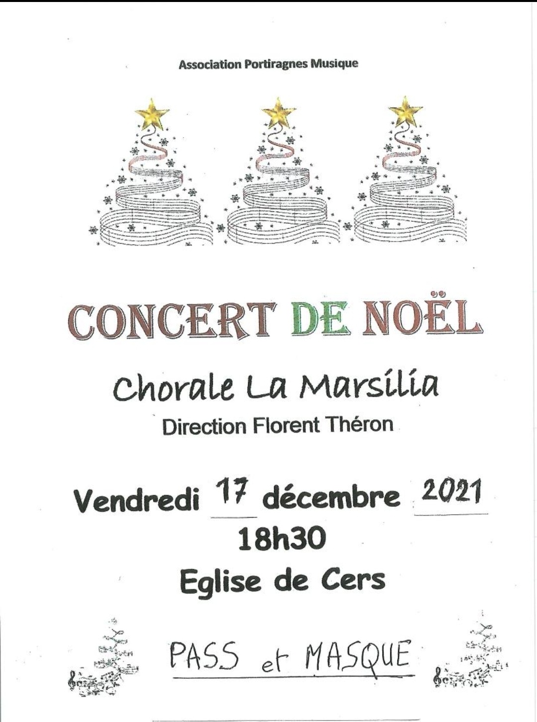 Lire la suite à propos de l’article Concert de Noël par la chorale La Marsilia