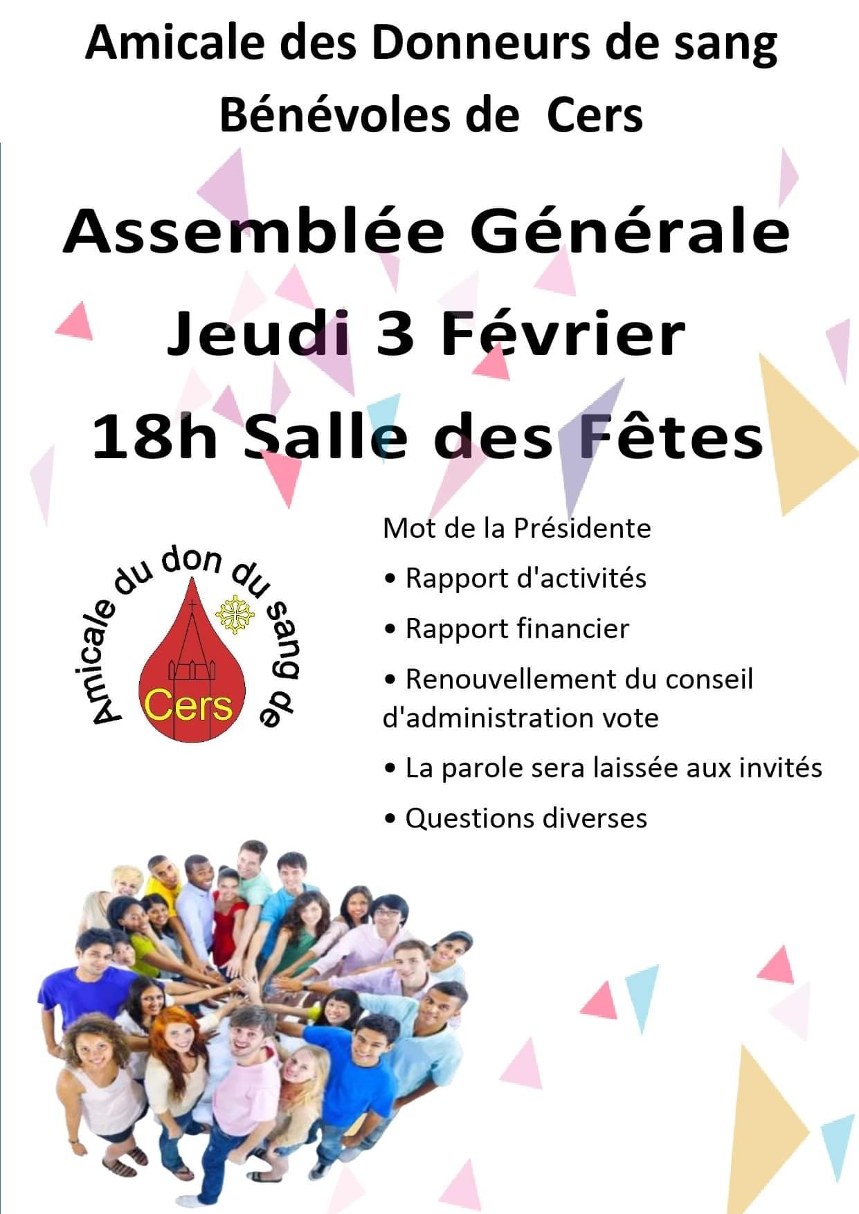 You are currently viewing Assemblée générale du Don du sang le 3 février