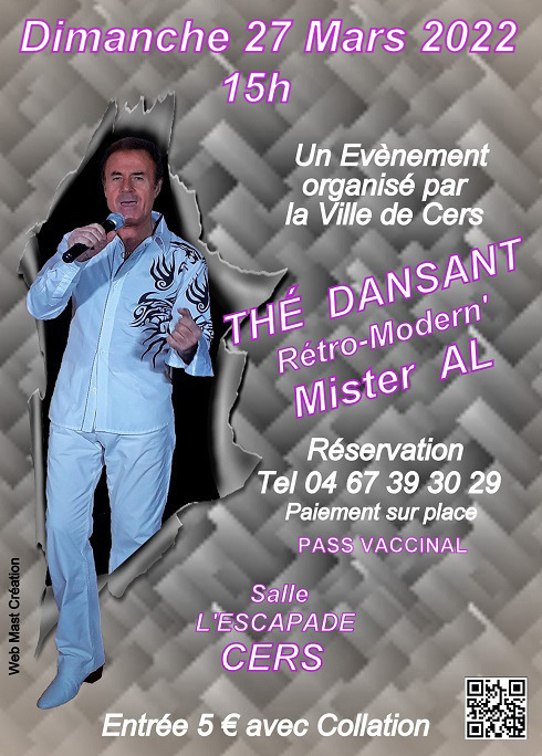 You are currently viewing Thé dansant le 27 mars à l’Escapade