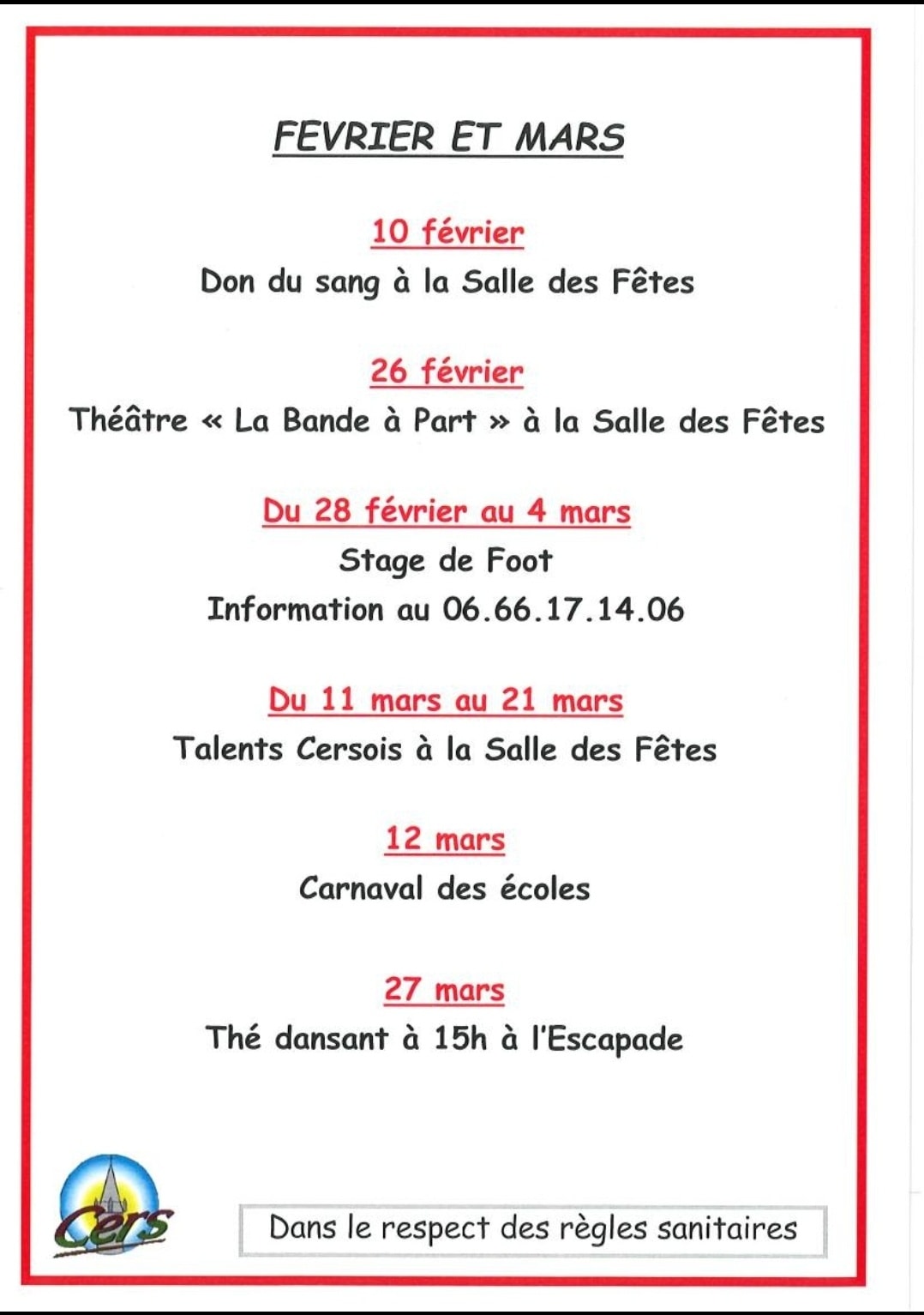 You are currently viewing Programme des festivités