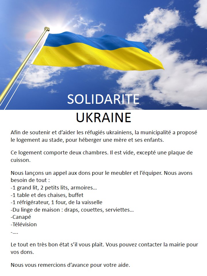 You are currently viewing Solidarité : Accueil de réfugiés ukrainiens