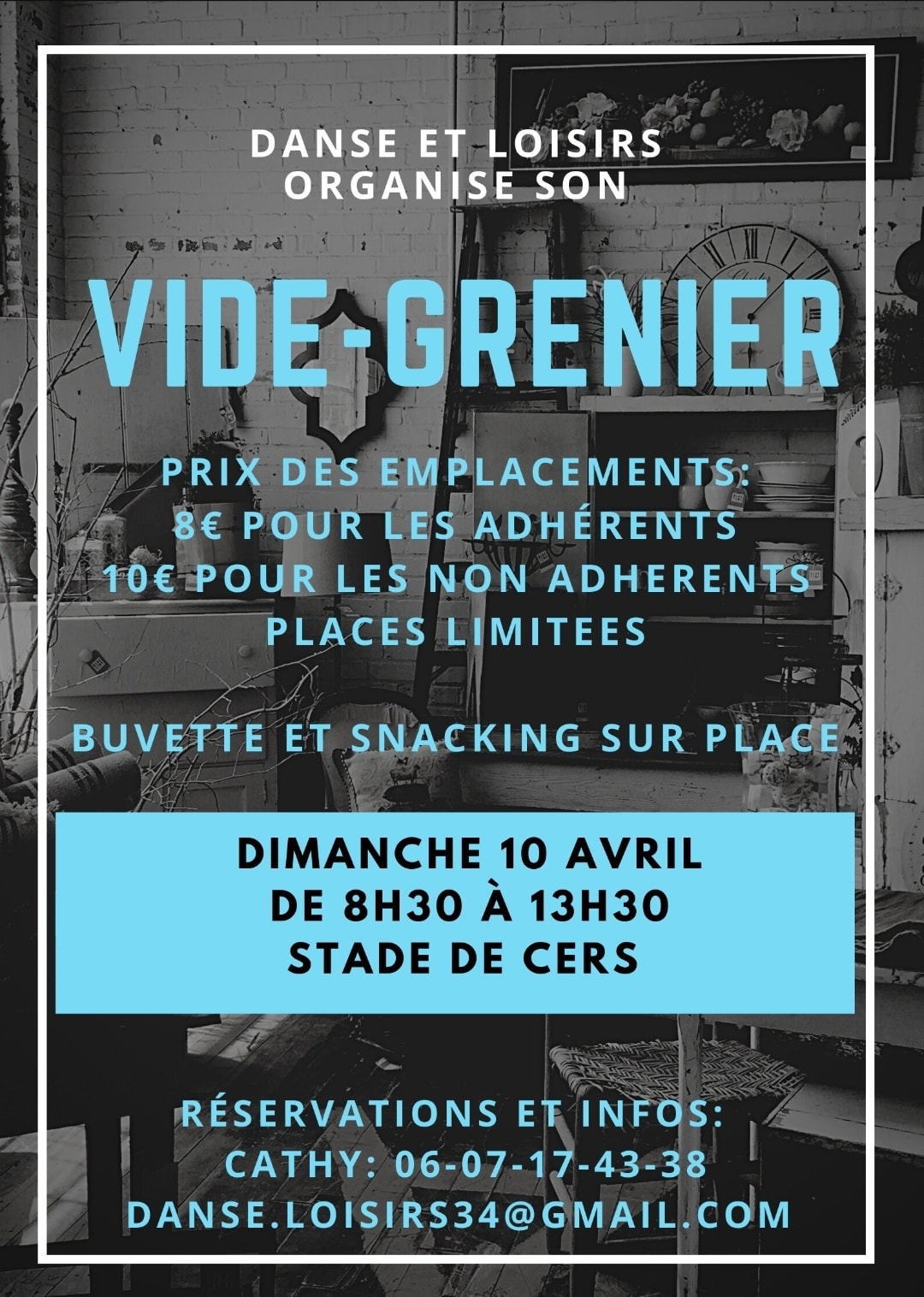 You are currently viewing Vide grenier organisé par Danse et Loisirs