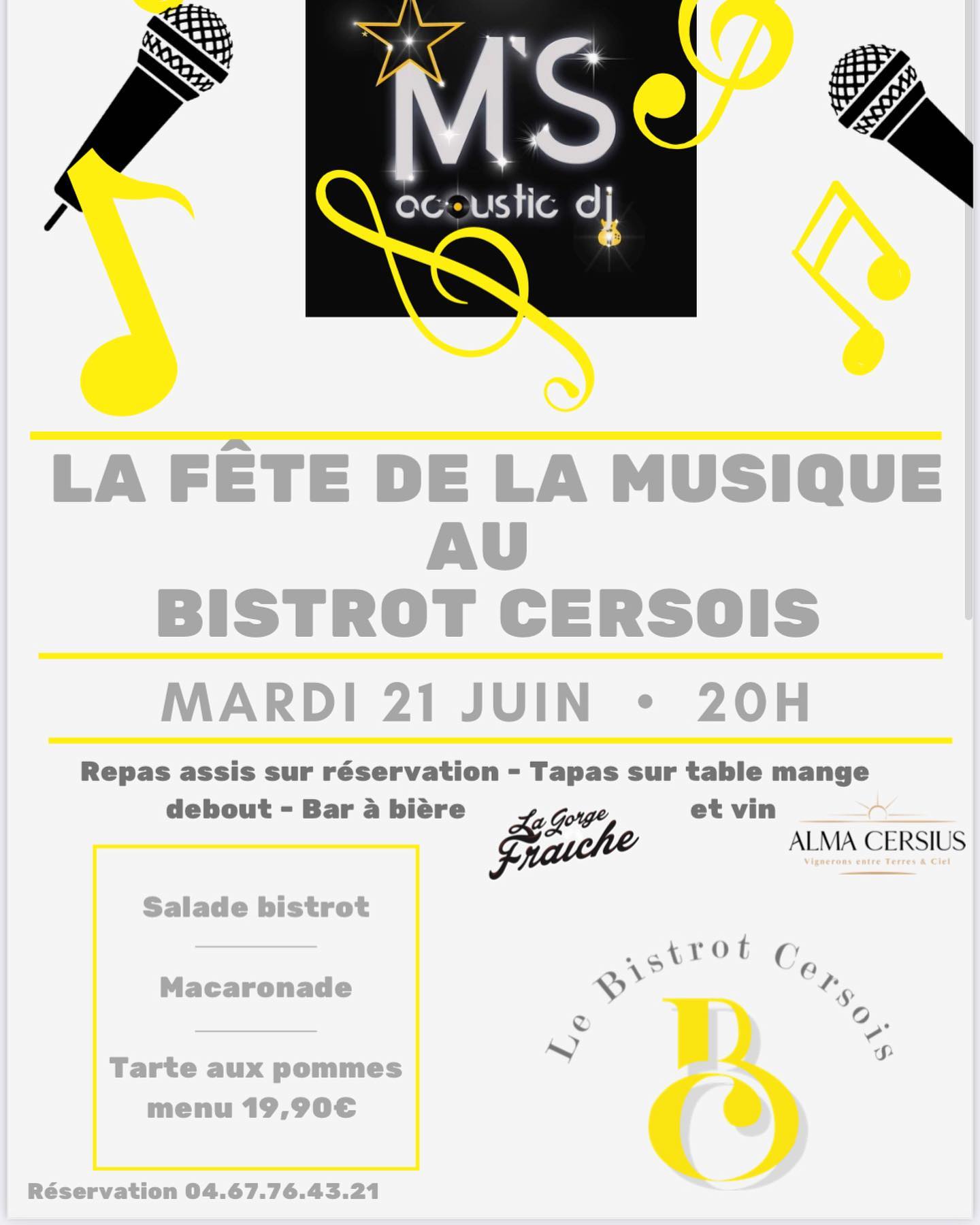You are currently viewing Fête de la musique au Bistrot Cersois