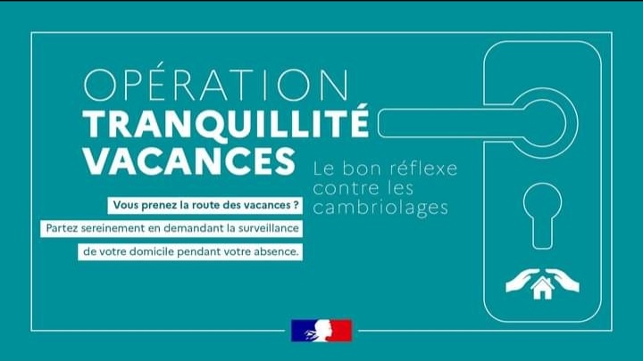 Lire la suite à propos de l’article Opération tranquillité vacances