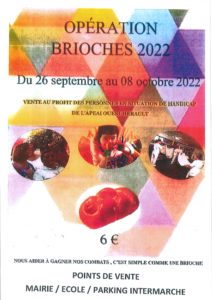 Lire la suite à propos de l’article Opération Brioches 2022