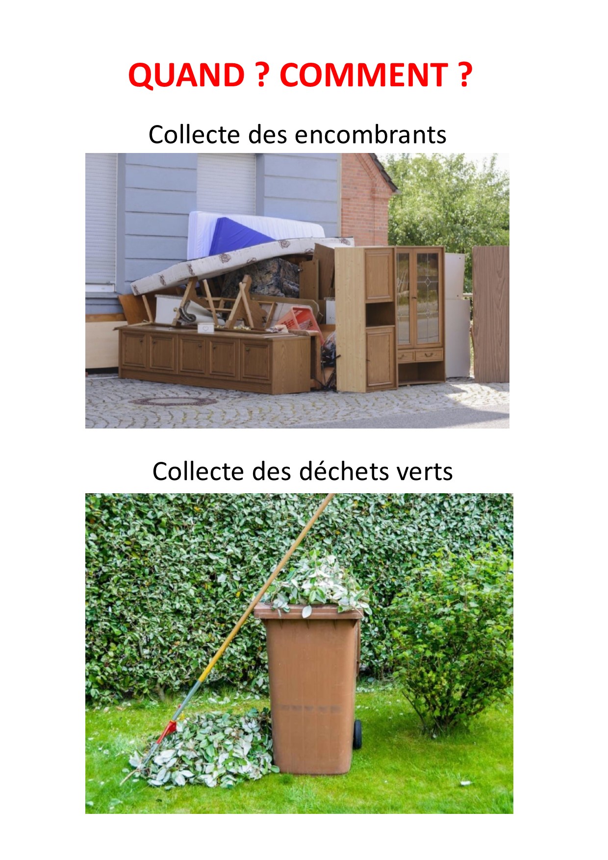 You are currently viewing Collecte des encombrants et déchets verts