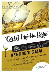 Lire la suite à propos de l’article Domaine Delonca : Cer(s) moi un verre 5 mai 2023