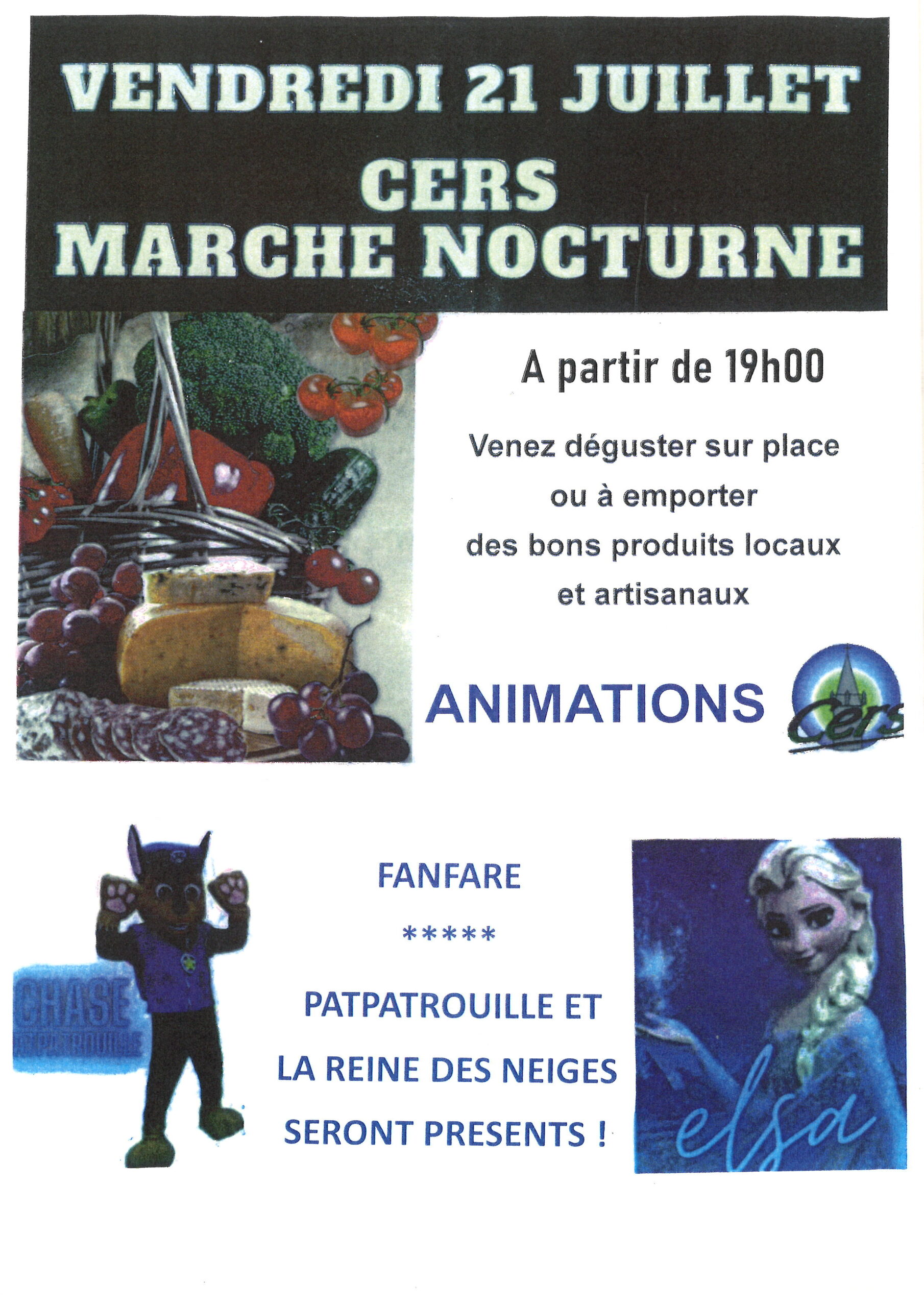 You are currently viewing Marché nocturne du 21 juillet 2023 sous les Halles