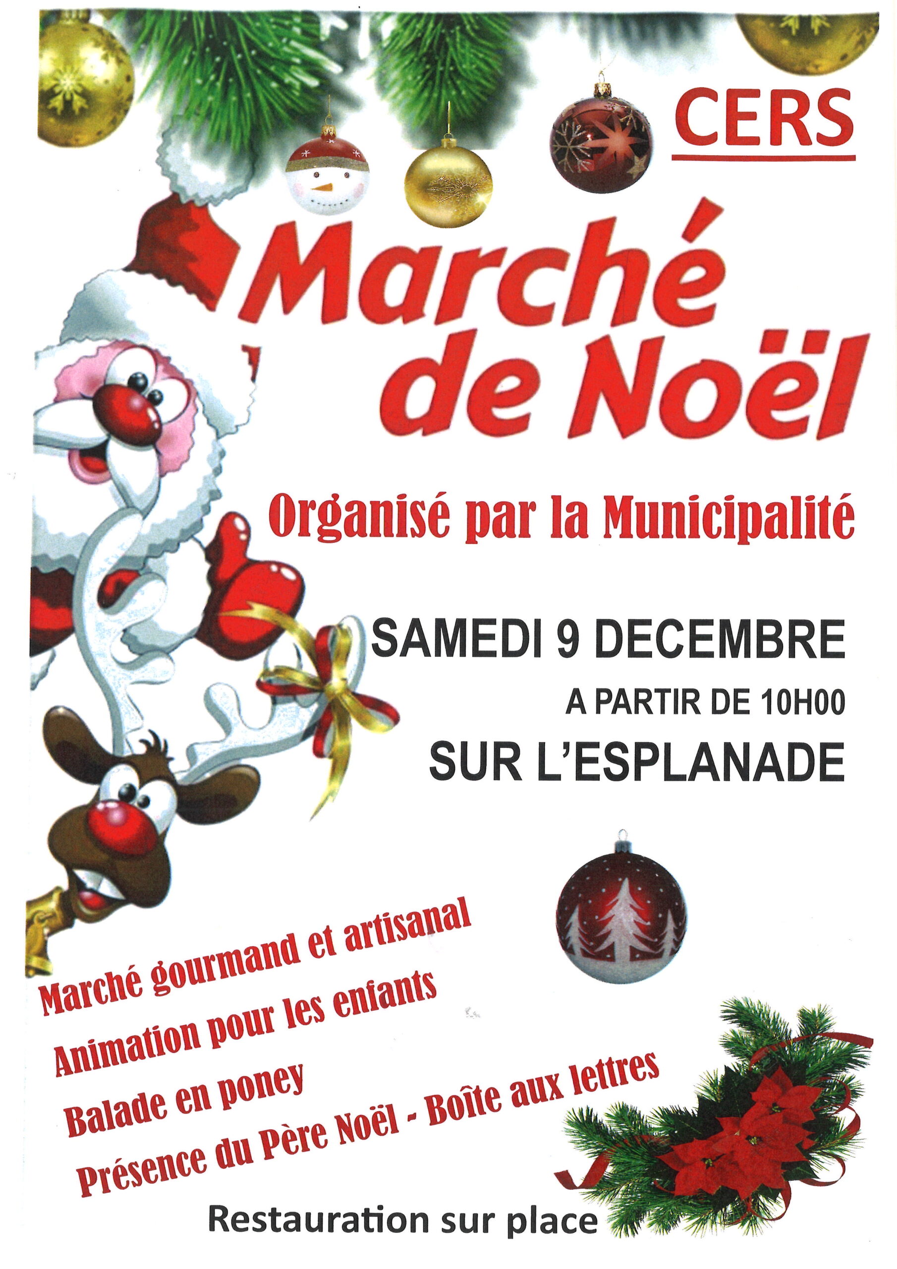 You are currently viewing Marché de Noël le 9 décembre 2023