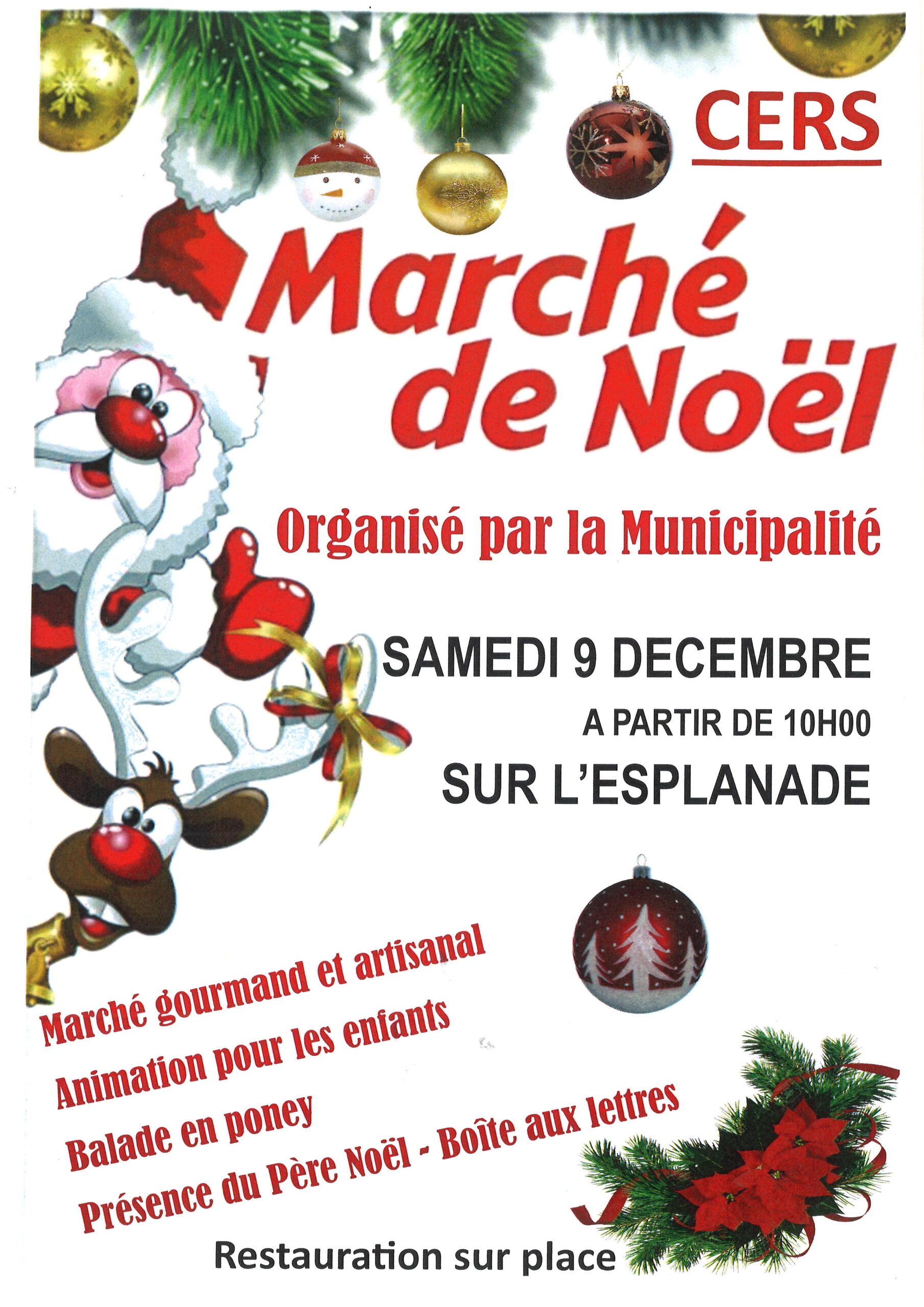 You are currently viewing Marché de Noël le 9 décembre 2023