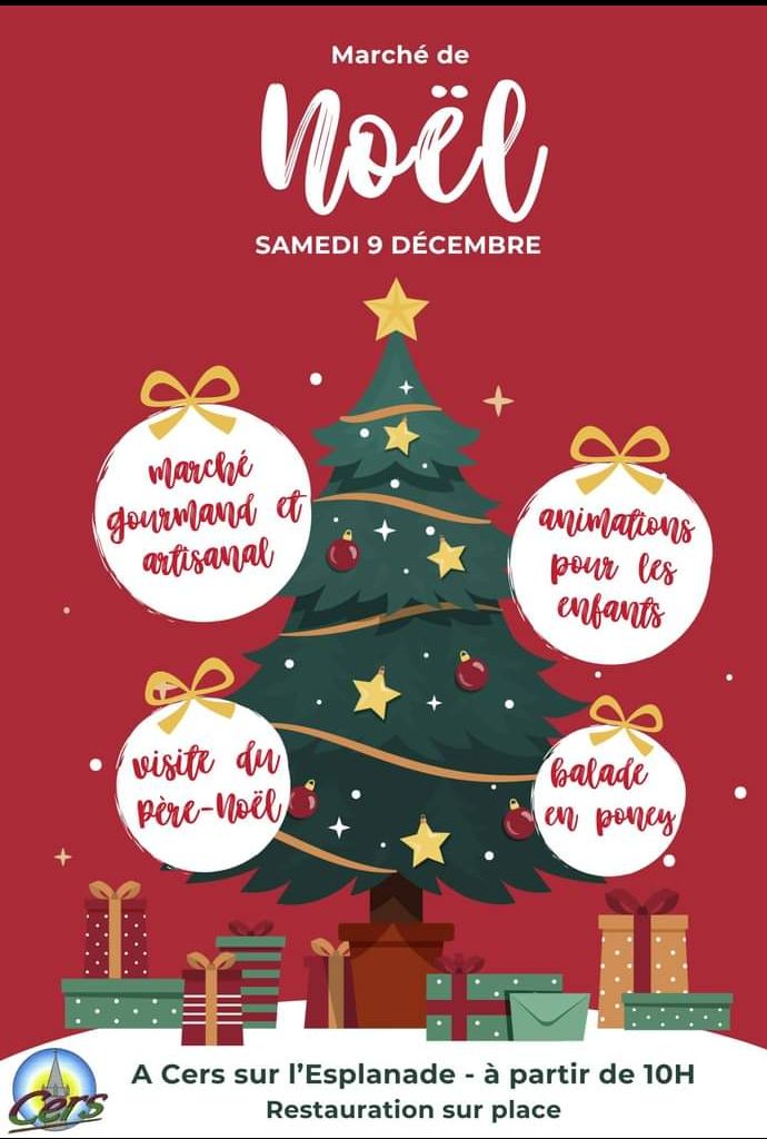 Lire la suite à propos de l’article Marché de Noël 9 décembre 2023