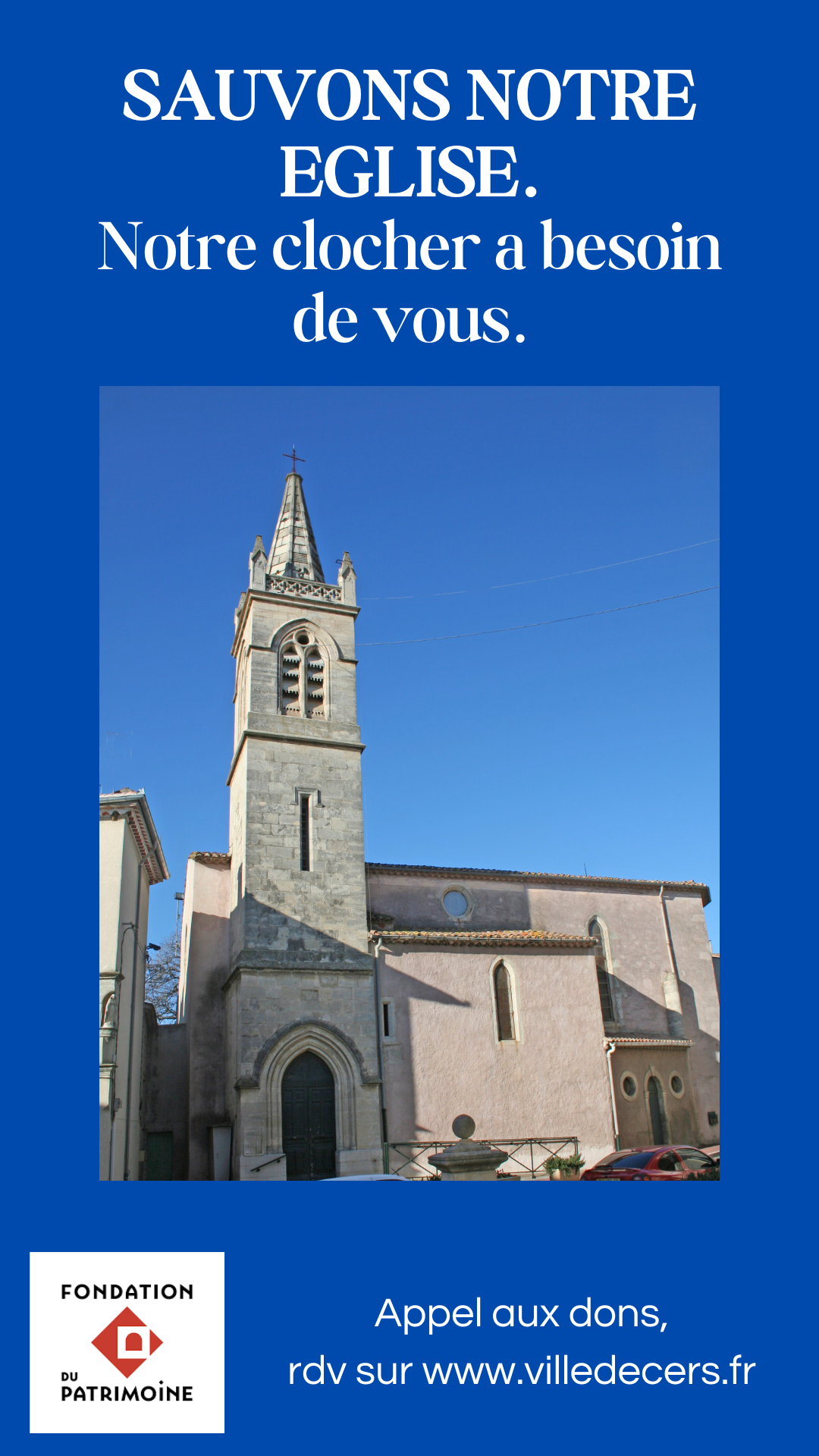 Lire la suite à propos de l’article Appel aux dons pour sauver notre église !