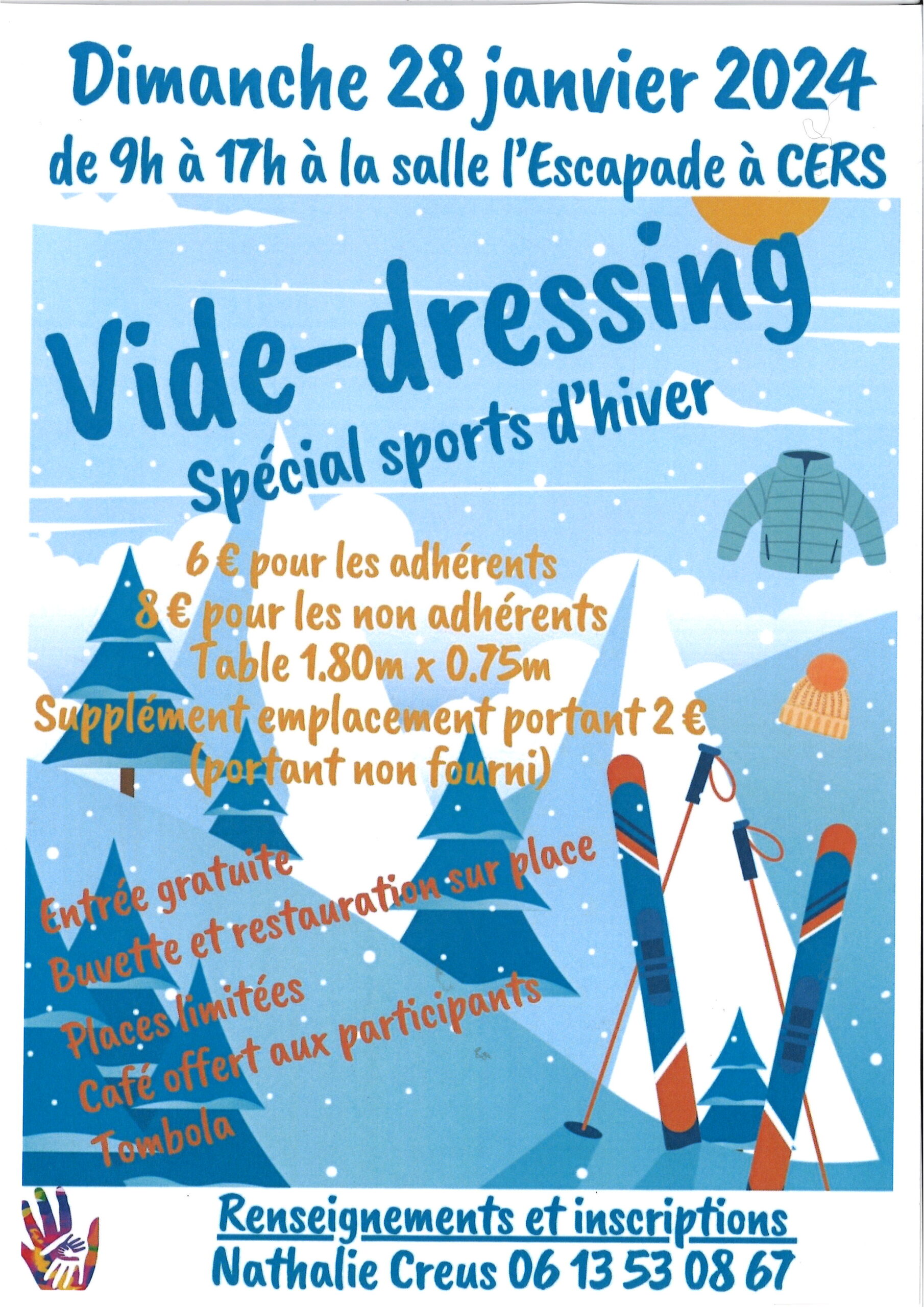 You are currently viewing VIDE DRESSING spécial « Sports d’hiver » le 28/01/24 à l’Escapade
