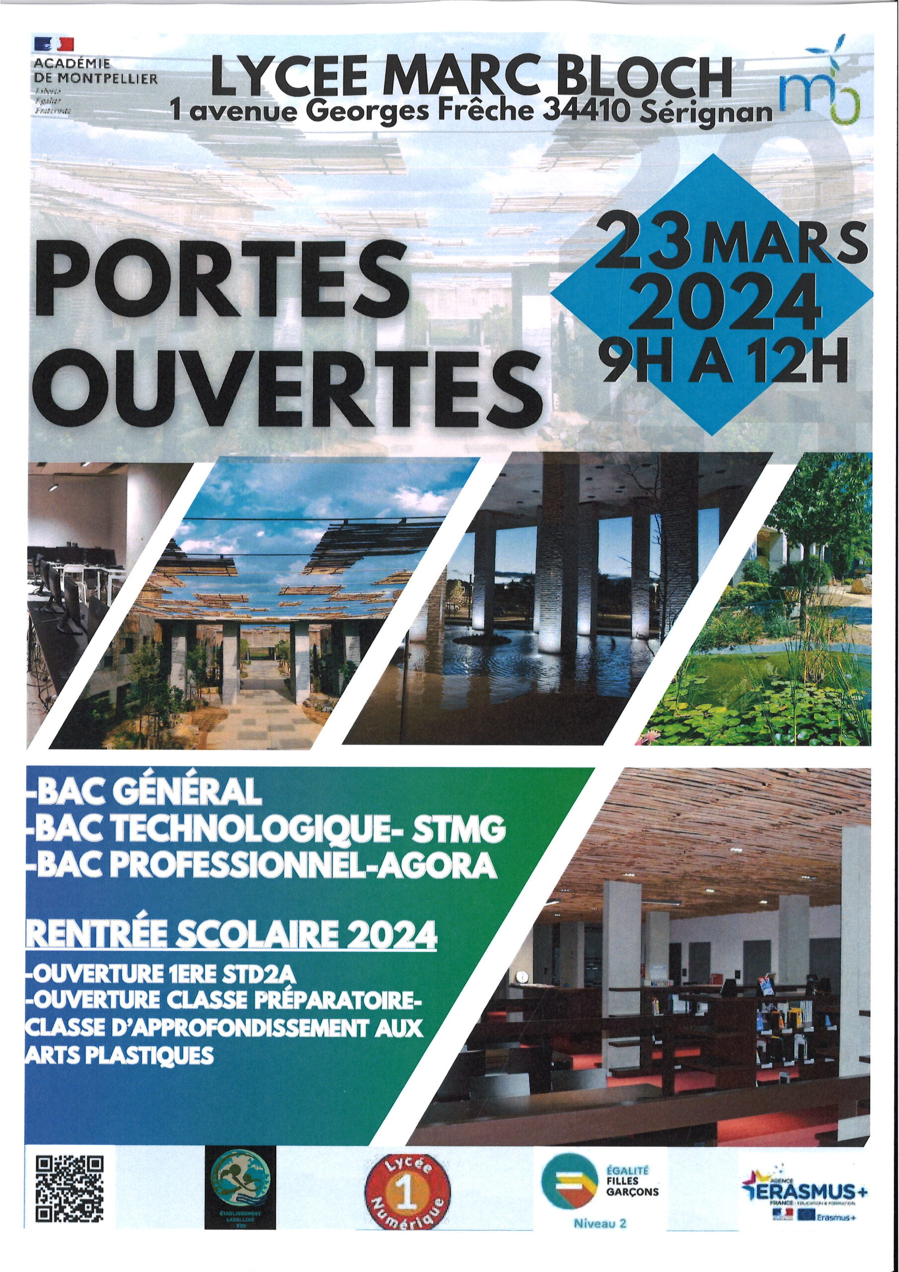 You are currently viewing Journée Portes Ouvertes Lycée MARC BLOCH   23/03/24