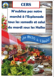 Lire la suite à propos de l’article Marché du samedi : sous les Halles à partir du 12 octobre