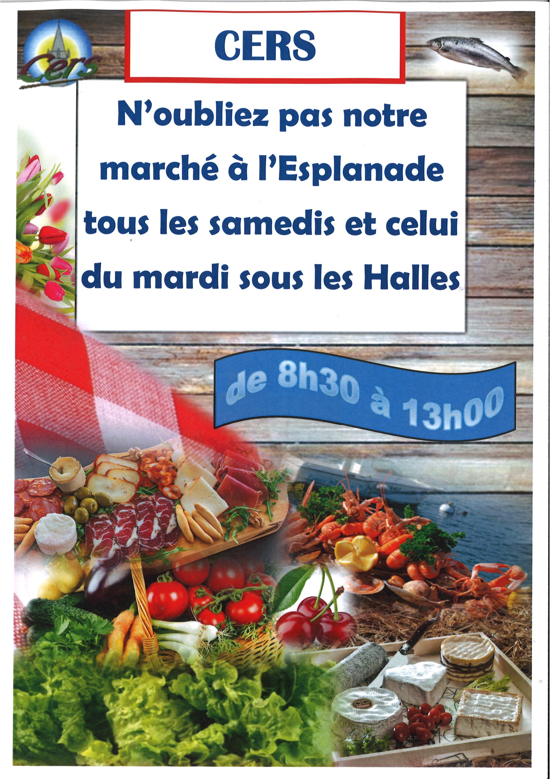 Lire la suite à propos de l’article Marché du samedi : sous les Halles à partir du 12 octobre