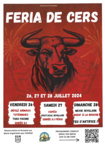 Lire la suite à propos de l’article Feria de Cers avec l’ASM34 du 26 au 28 juillet – Un programme de Foooolie vous attend !