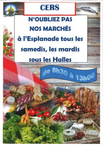 Lire la suite à propos de l’article Marchés hebdomadaires – Les commerçants vous attendent !