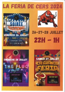 Lire la suite à propos de l’article Feria de Cers avec l’ASM34 du 26 au 28 juillet – Programme de vos 3 soirées !
