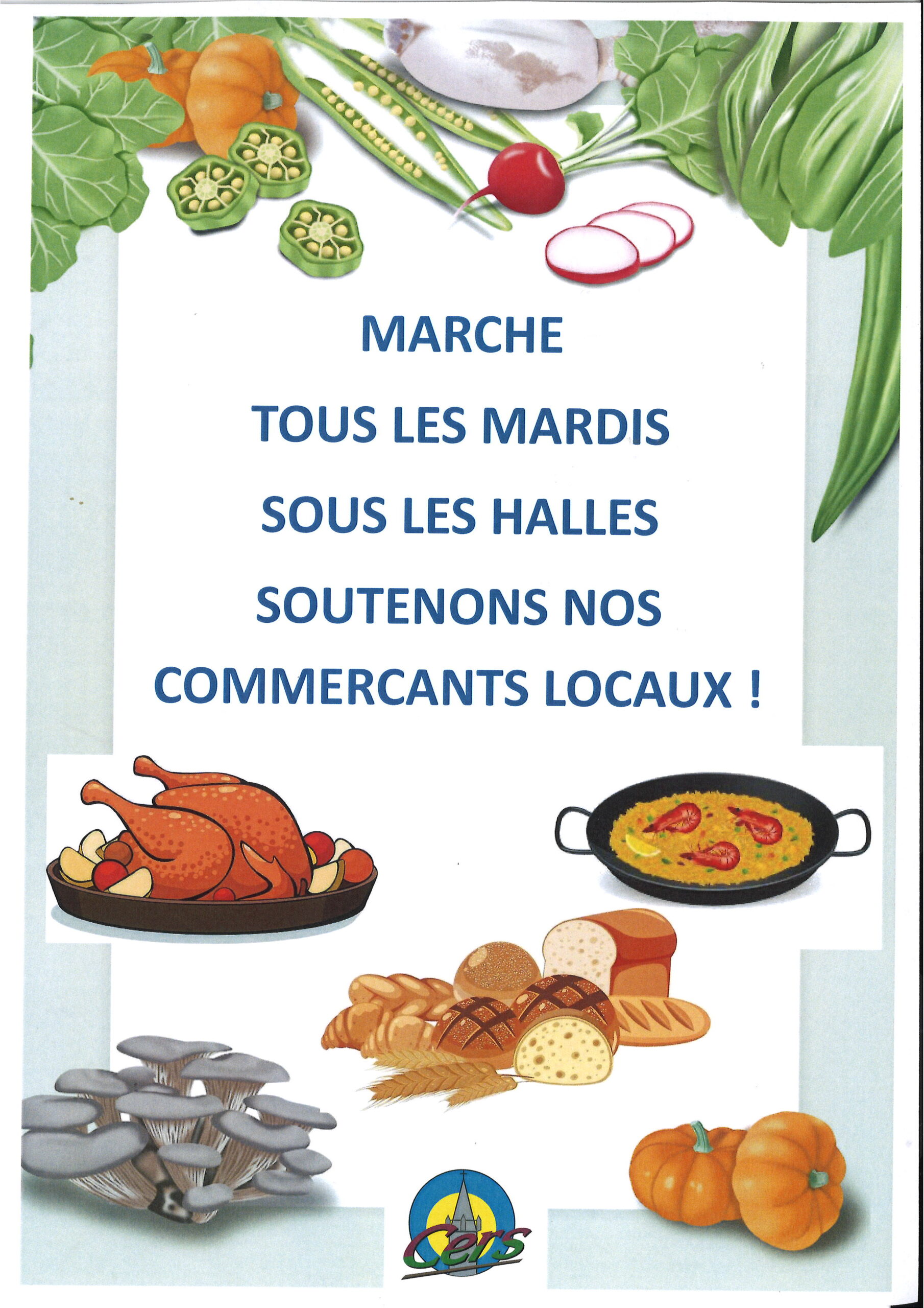 Lire la suite à propos de l’article Marché du mardi sous les Halles