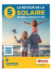 Le retour de : LA SOLAIRE pour rejoindre les plages plus facilement !