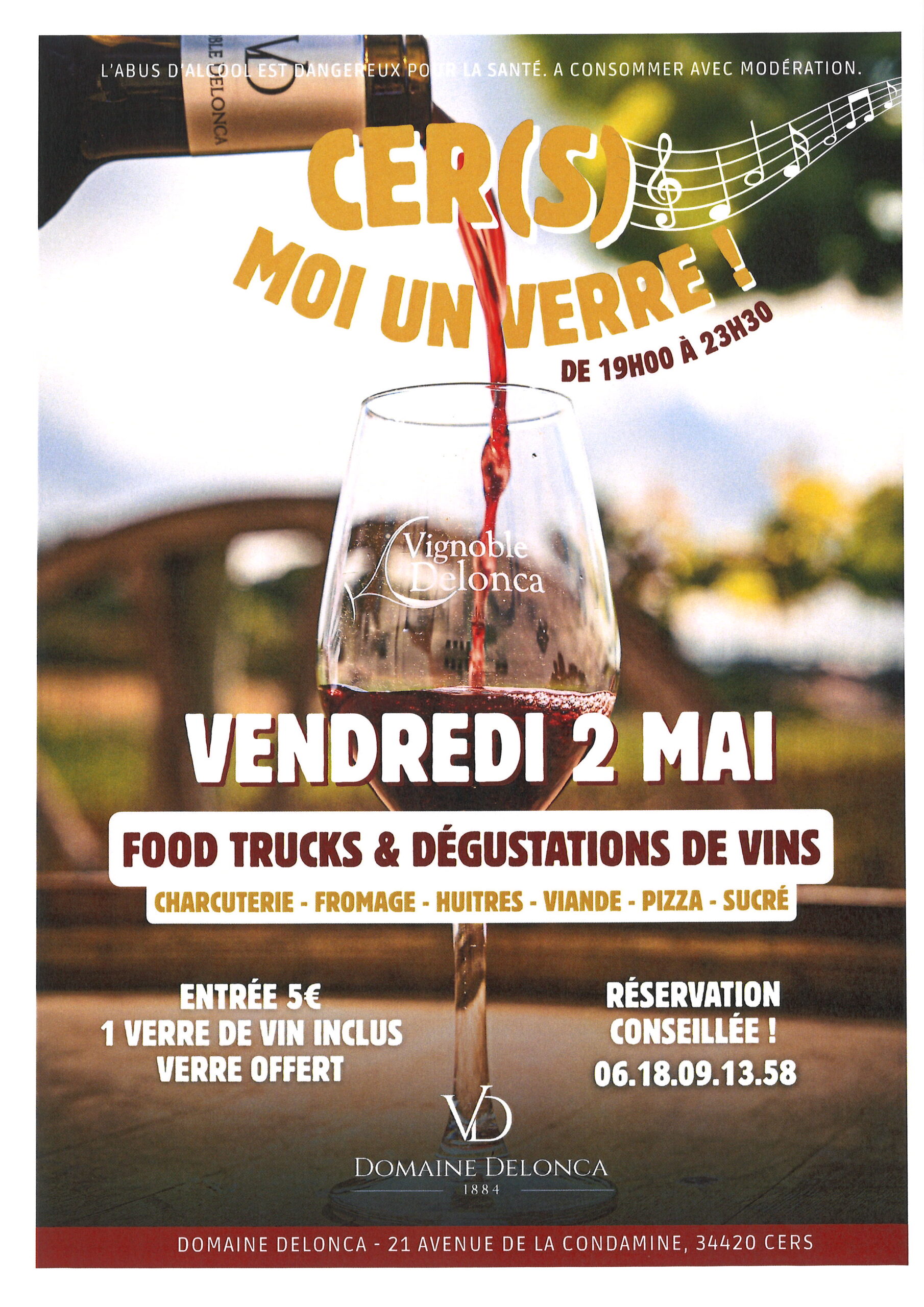 You are currently viewing Domaine Delonca : Cer(s) moi un verre 2 mai 25