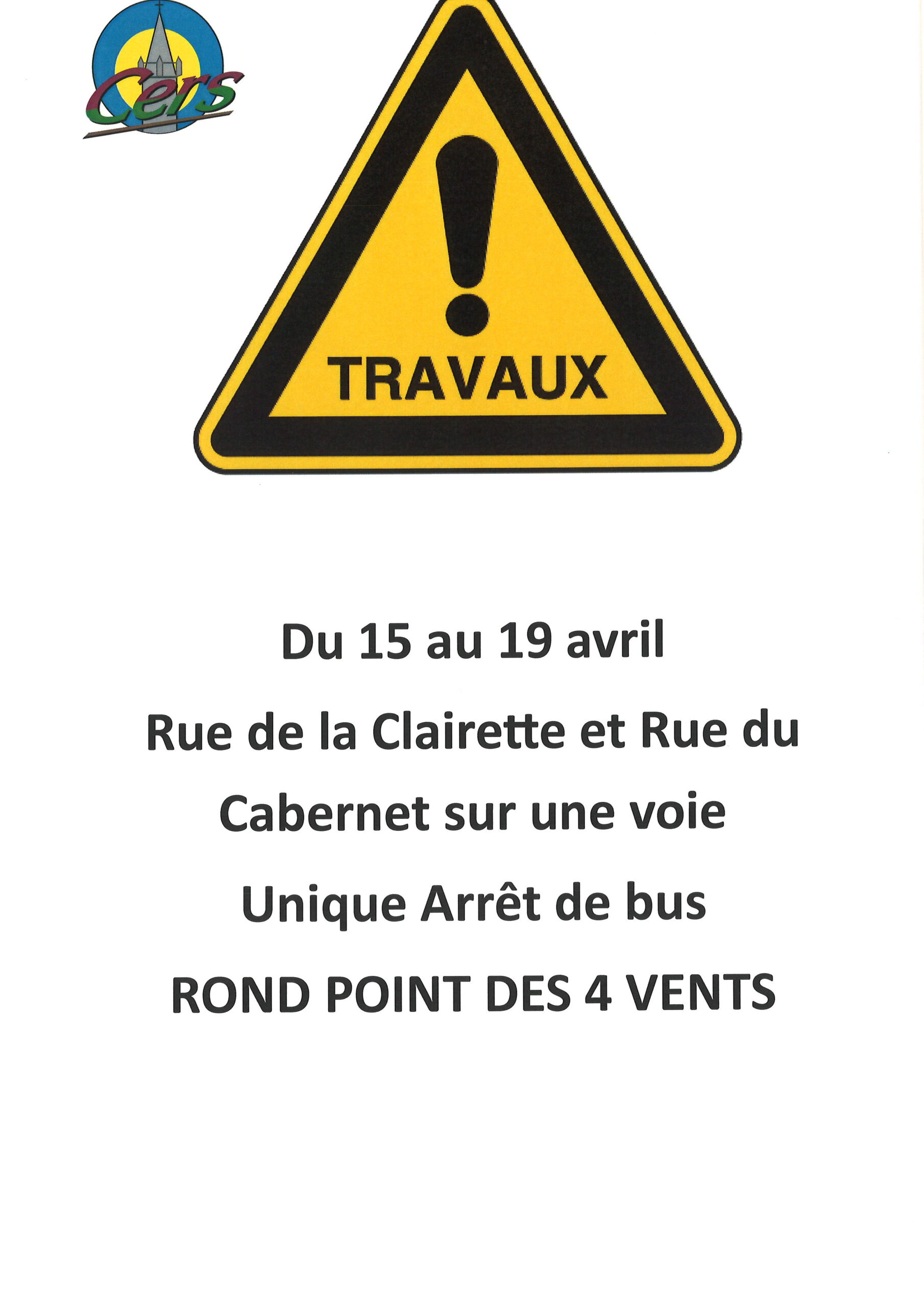 Lire la suite à propos de l’article Information travaux de voirie
