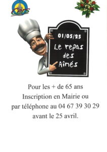 Lire la suite à propos de l’article Inscriptions au repas du 1er mai pour les plus de 65 ans