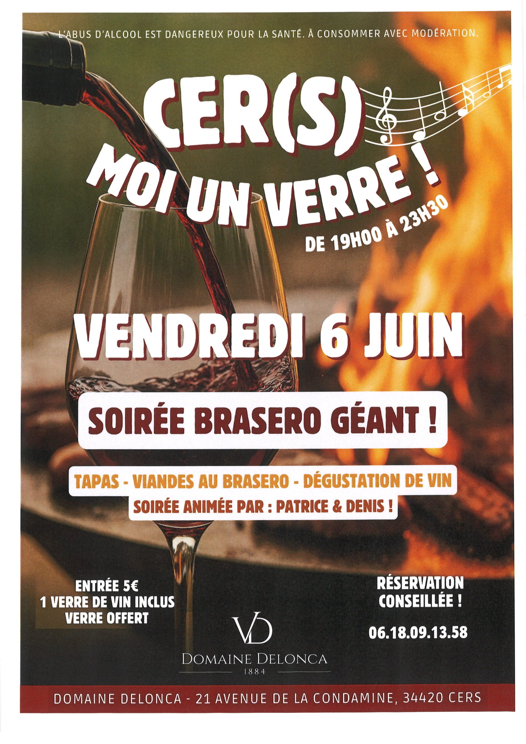 You are currently viewing Domaine Delonca : Cer(s) moi un verre 6 juin 25
