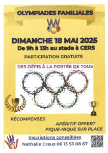 Lire la suite à propos de l’article ICI : Olympiades familiales 18 mai 2025