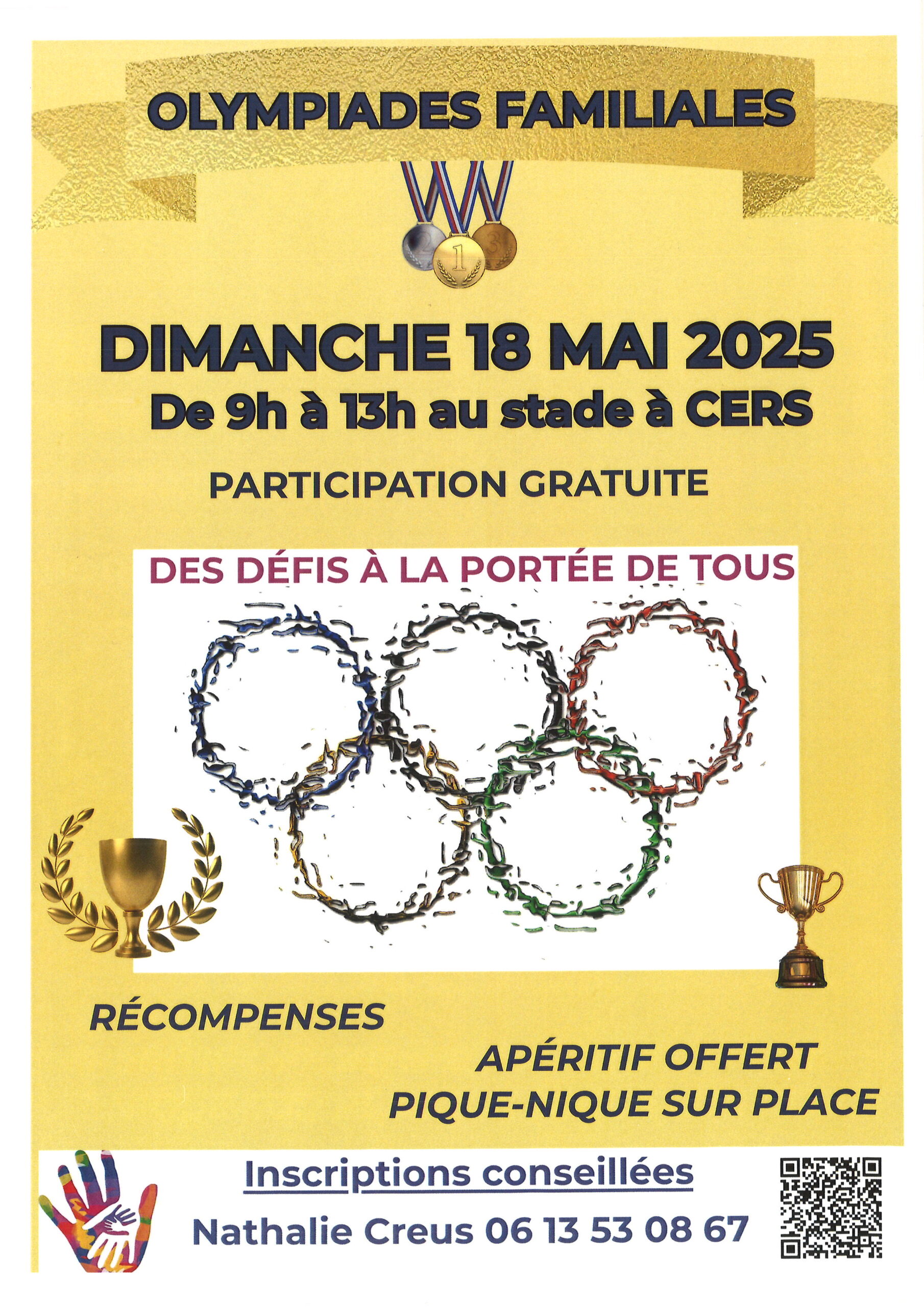Lire la suite à propos de l’article ICI : Olympiades familiales 18 mai 2025