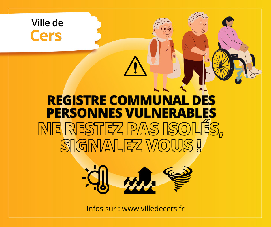 Lire la suite à propos de l’article Inscription sur le registre communal des personnes vulnérables