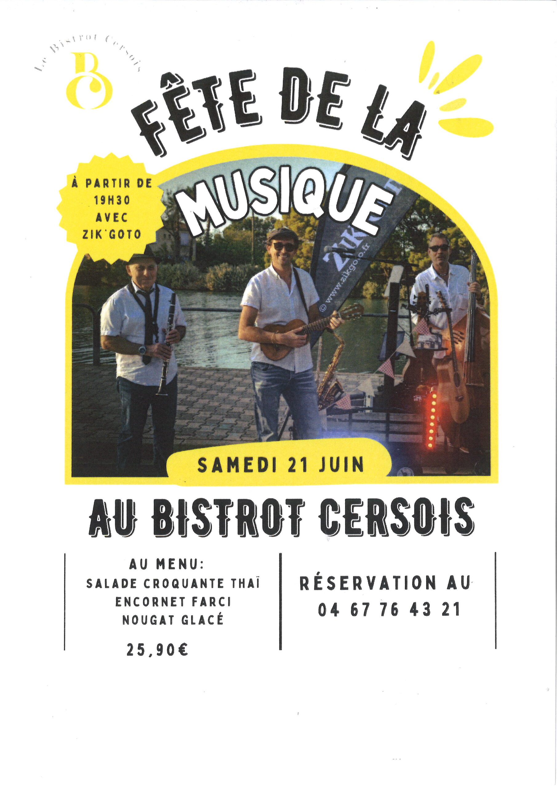 You are currently viewing Fête de la musique au Bistrot Cersois