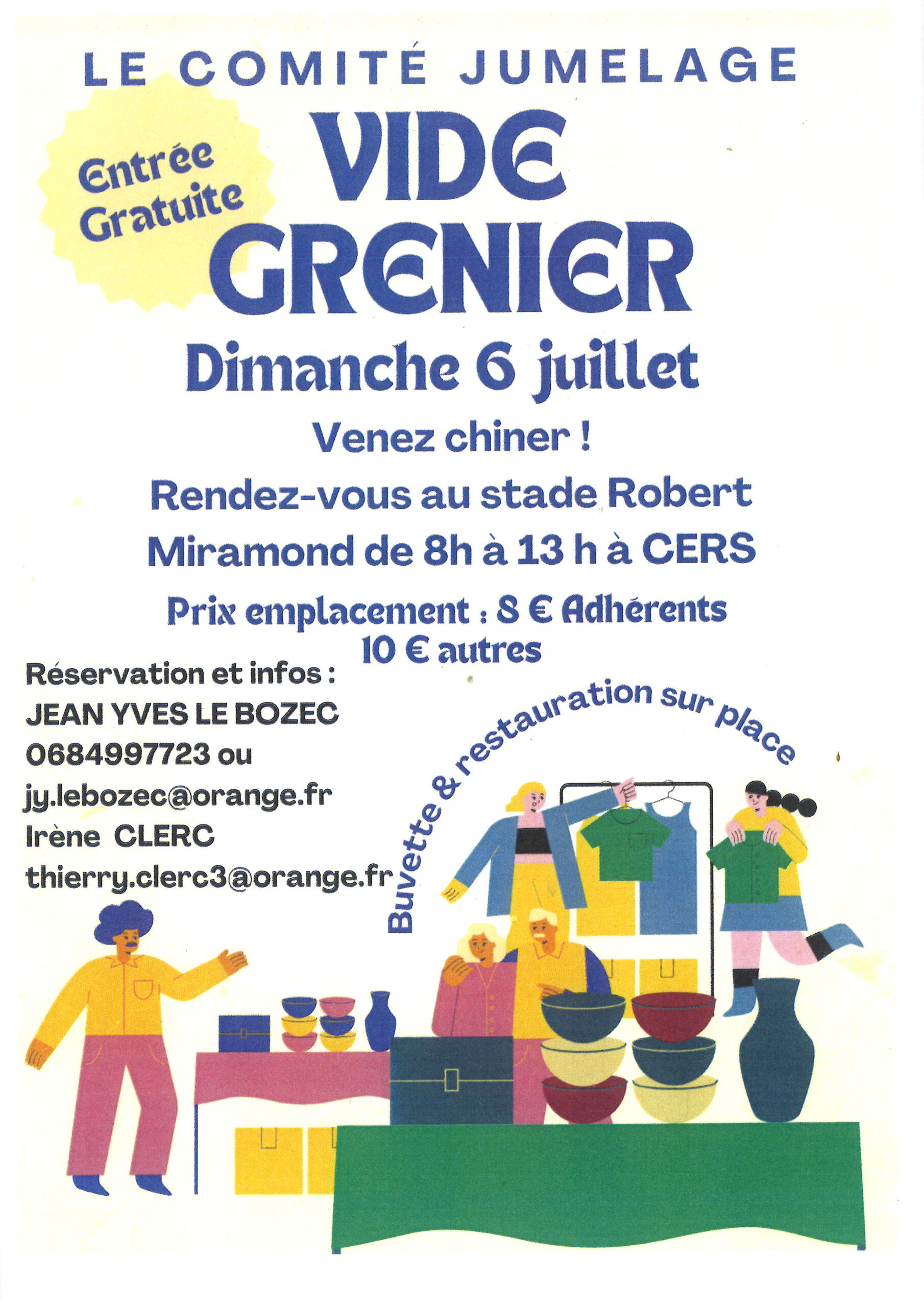 Lire la suite à propos de l’article Vide grenier organisé par le comité de Jumelage
