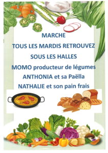 Marché du mardi sous les Halles