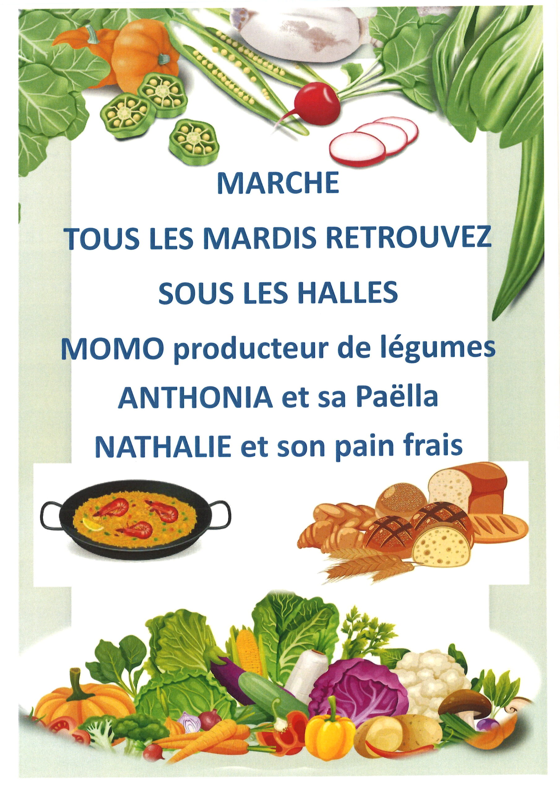 Lire la suite à propos de l’article Marché du mardi sous les Halles