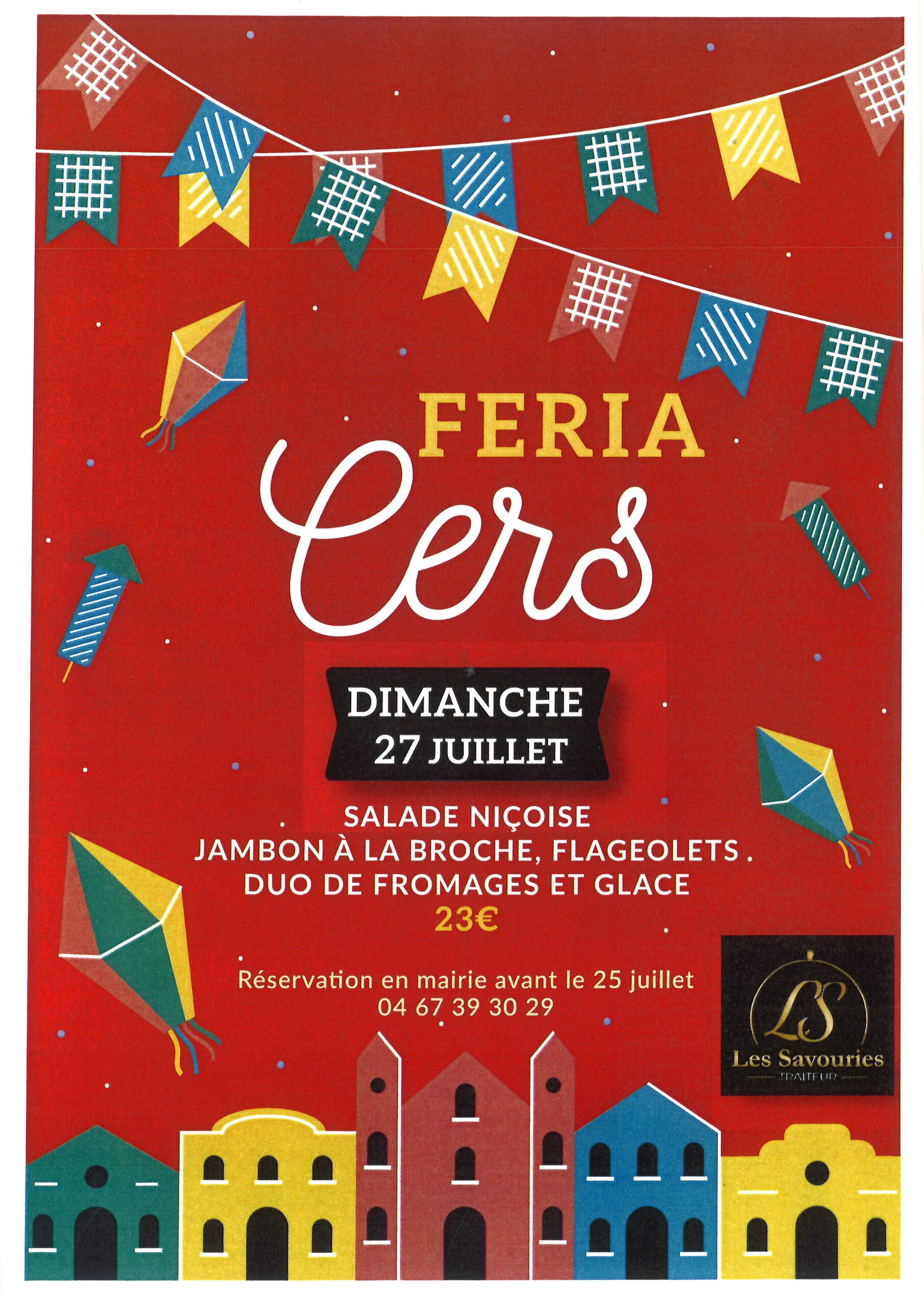 Lire la suite à propos de l’article Feria de Cers du 25 au 27 juillet – JAMBON A LA BROCHE