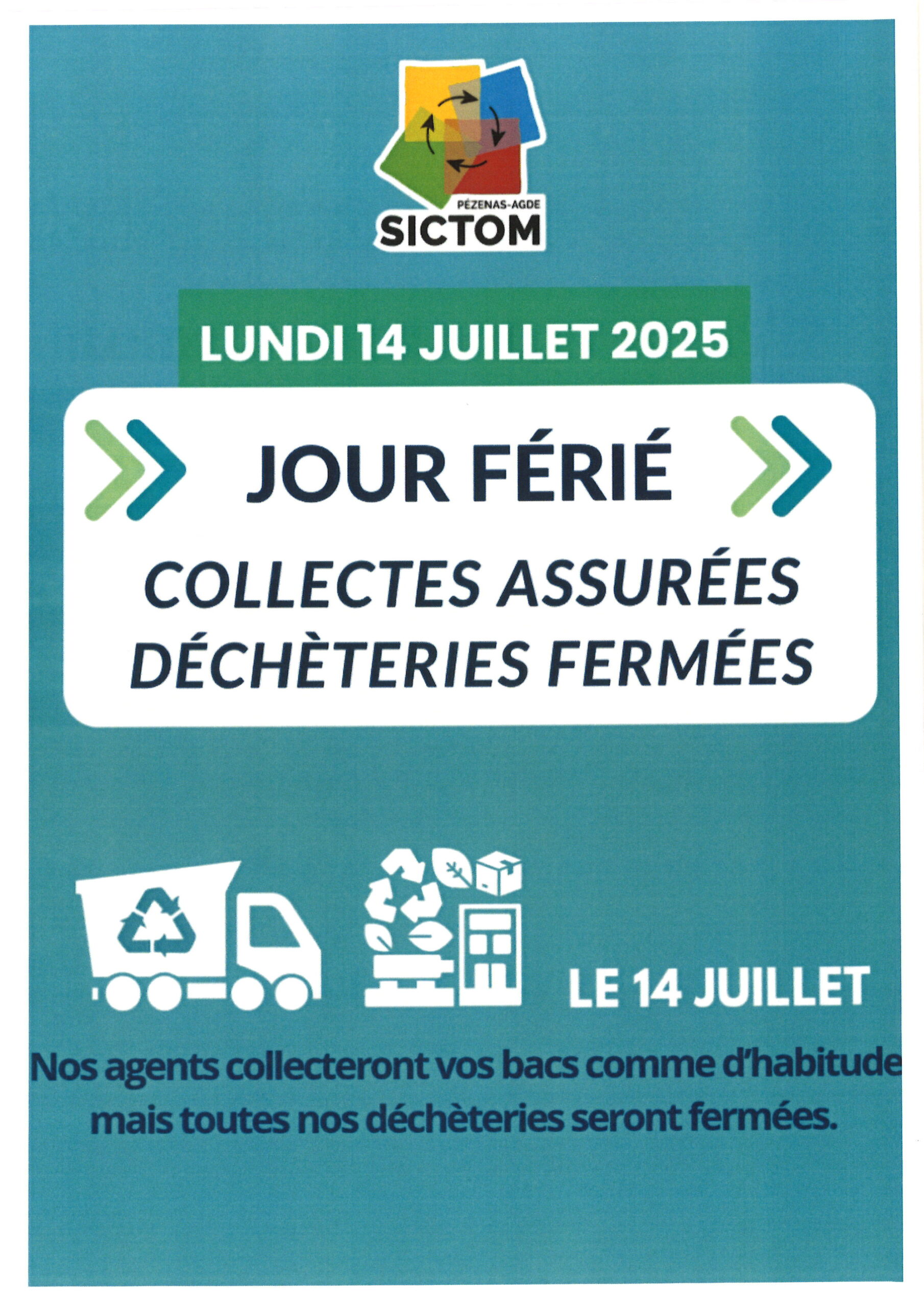 You are currently viewing Information SICTOM pour le 14 juillet