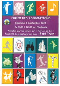 Forum des associations le 7 septembre 2025