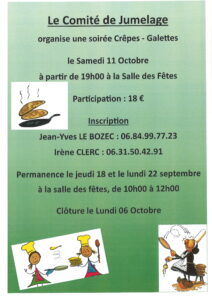 Soirée « Crêpes et Galettes » – Comité de Jumelage