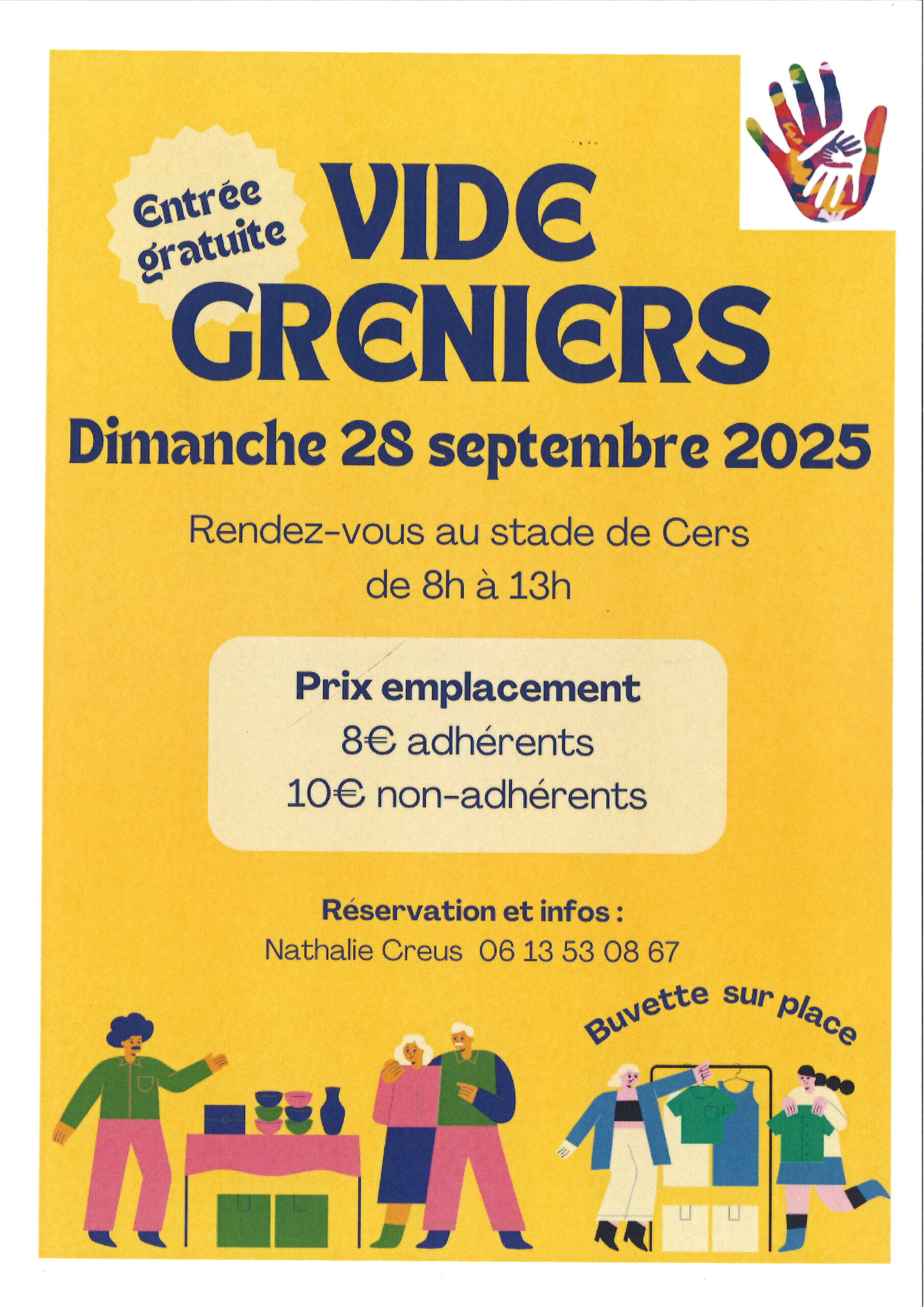 You are currently viewing Vide grenier ICI – 28 septembre 25 au Stade R. MIRAMOND