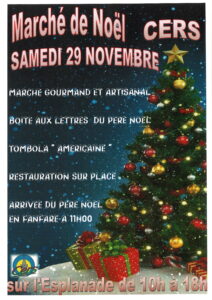 Marché de Noël 29 novembre 2025