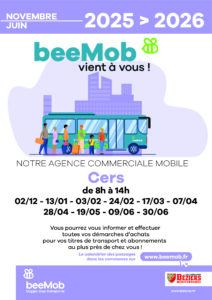 beeMob de novembre 2025 à juin 2026 sous les Halles