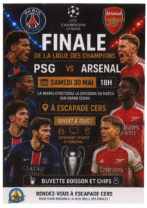 Projection finale PSG / ARSENAL – 30 mai 2026