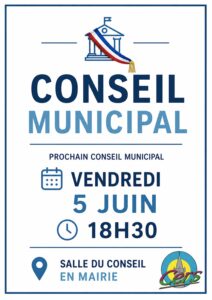 Conseil municipal du 5 juin 2026